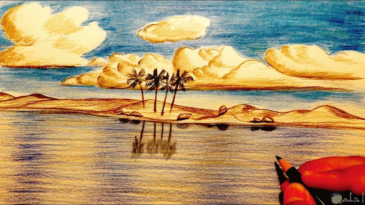 عند رسم منظر لطبيعة صامتة نستخدم أدوات وخامات معينة أختار ما هو صحيح