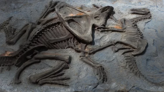 يمكن العثور على احافير الديناصورات التي عاشت قبل ملايين السنين