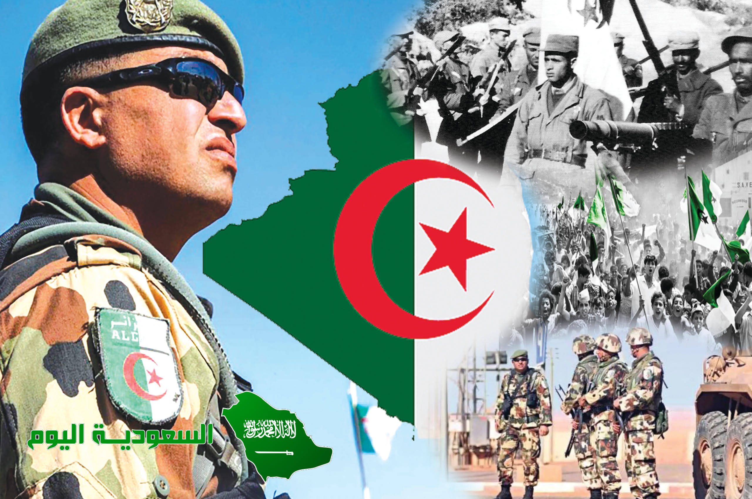 بادرت المملكة العربية السعودية بدعم الشعب الجزائري في انتفاضته ضد الاستعمار